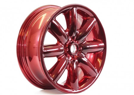 Ruby Red with a Nickel Chrome Base